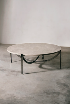 ASTRA - Low round granite coffee table by La Manufacture - view 3